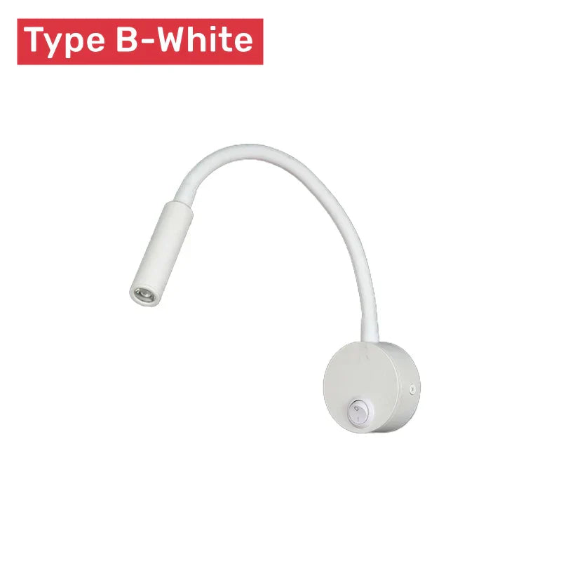 Elegante LED-Wandleuchte, flexibel einstellbar, dimmbar für Lesebereich in Schlafzimmer oder Büro.