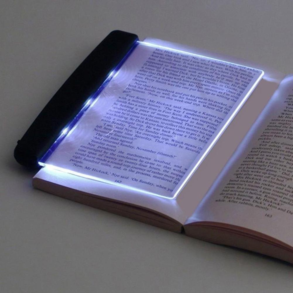 Flexible LED Leselampe mit Klemmfuß für Bücher; augenschonend und tragbar, ideal für entspannte Abende.