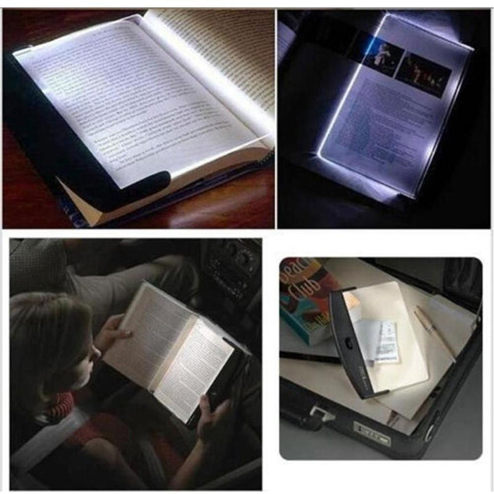 Kompakte LED Klemmleuchte als Nachtlicht & Leselampe; dimmbar, mit augenschonendem Licht für Bücher.