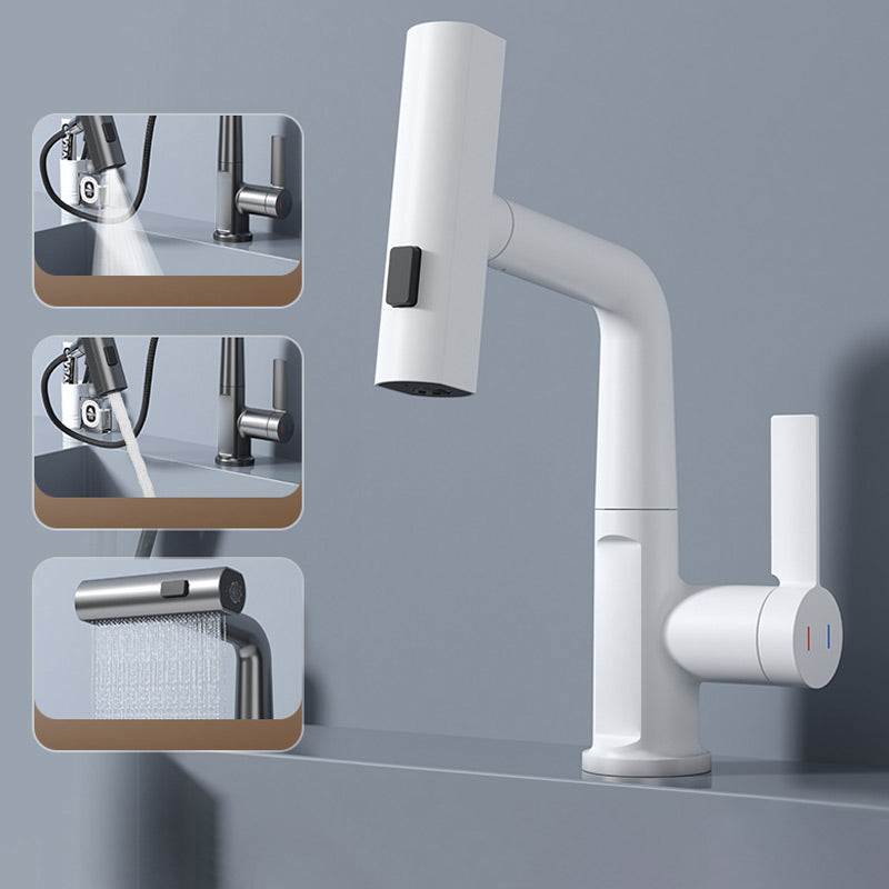 Moderner Badezimmer-Wasserhahn, flexibel, mit präziser Temperaturanzeige. Ideal für jedes Waschbecken.