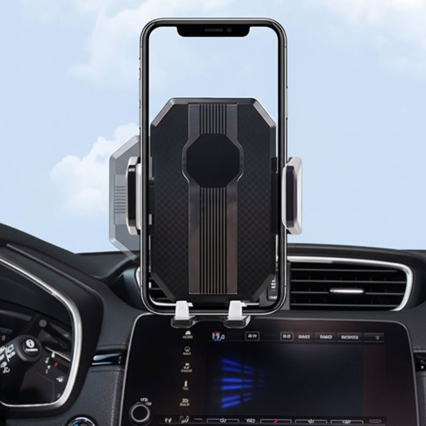 Sicherer Handyhalter für PKW, flexibler Arm & starker Saugnapf für optimale Sicht auf Navi oder Anrufe.