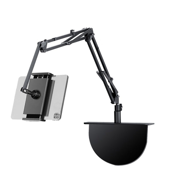 Tablet-Halterung mit 360° Drehung für optimale Blickwinkel. Flexibler Ständer für Bett, Tisch & Schreibtisch, verstellbar.