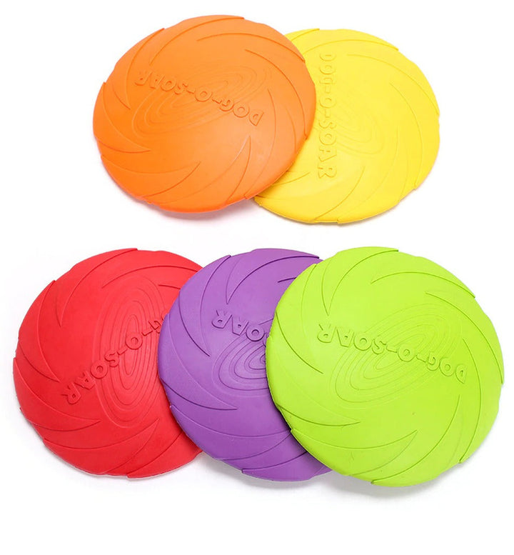Flexibles Hundefrisbee FlexiFling für Spiel & Training, langlebiges Hundespielzeug für aktive Hunde & Welpen.