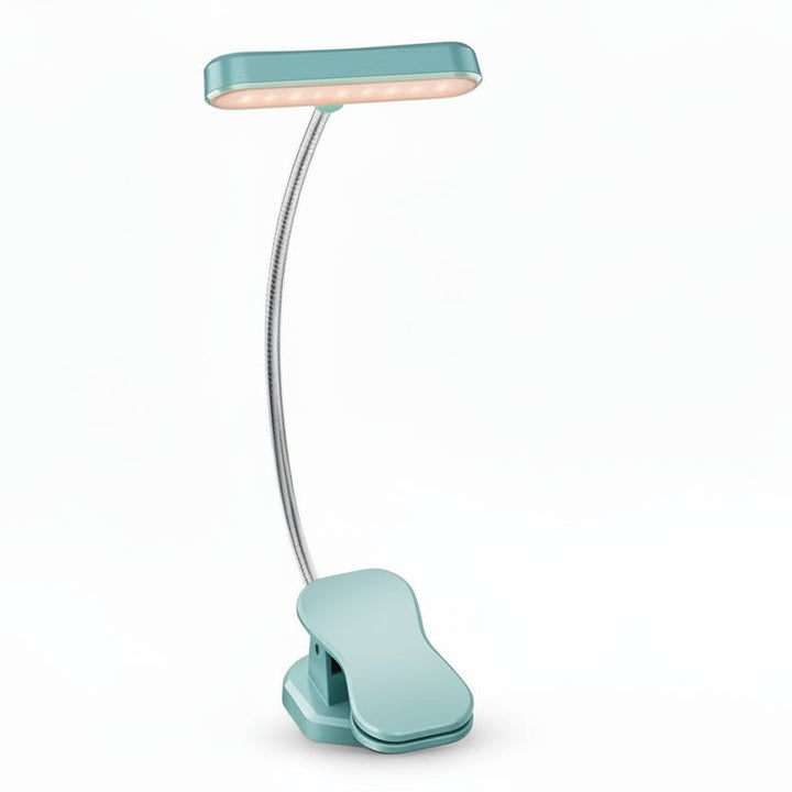 LED-Buchlampe für den Nacken, dimmbar, 3 Lichtfarben, ideal für nächtliches Lesen ohne zu stören.