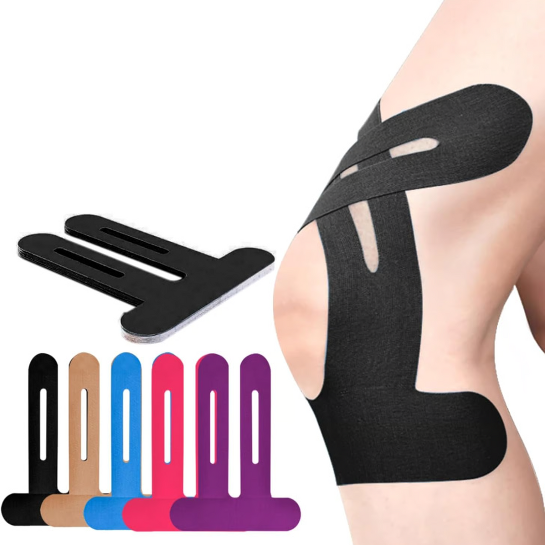 Knietape FlexiSupport lindert Knieschmerzen, bietet gezielte Unterstützung und Schutz beim Sport und in der Physiotherapie.