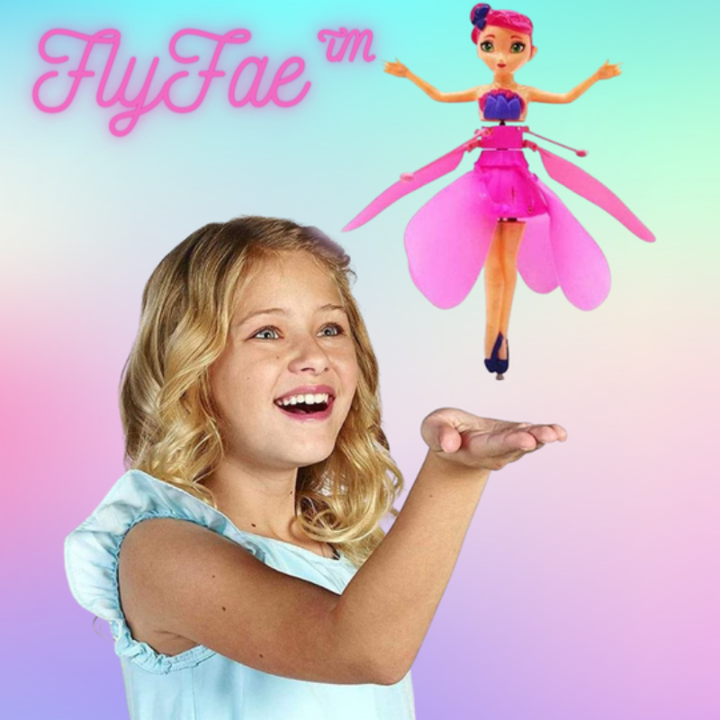 Fliegende Feenprinzessin Spielzeug mit LED, interaktiv für Mädchen. Magischer Flugspaß für Kinder.