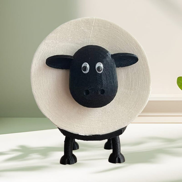 Origineller Schaf-Toilettenpapierhalter, eine lustige und funktionale Deko für Badezimmer und Gäste-WC.