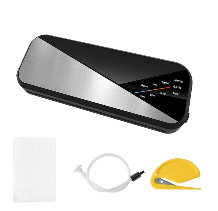 Fresvyn 6-in-1 Vakuumierer für Lebensmittel. Starkes 80 kPa Küchengerät zum Versiegeln von Nass- & Trockengut.