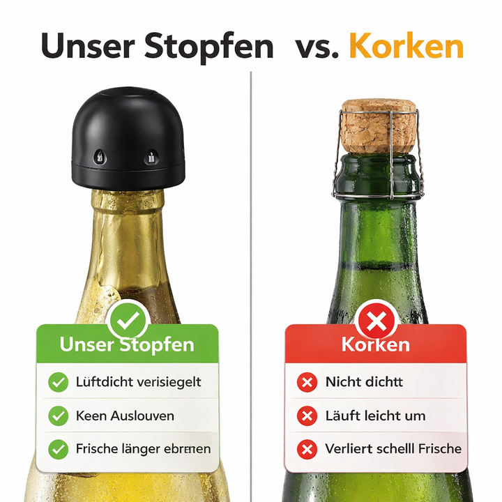 Praktischer Küchenhelfer & Barzubehör: FrischeStop Pro Flaschenverschluss für alle Fälle.