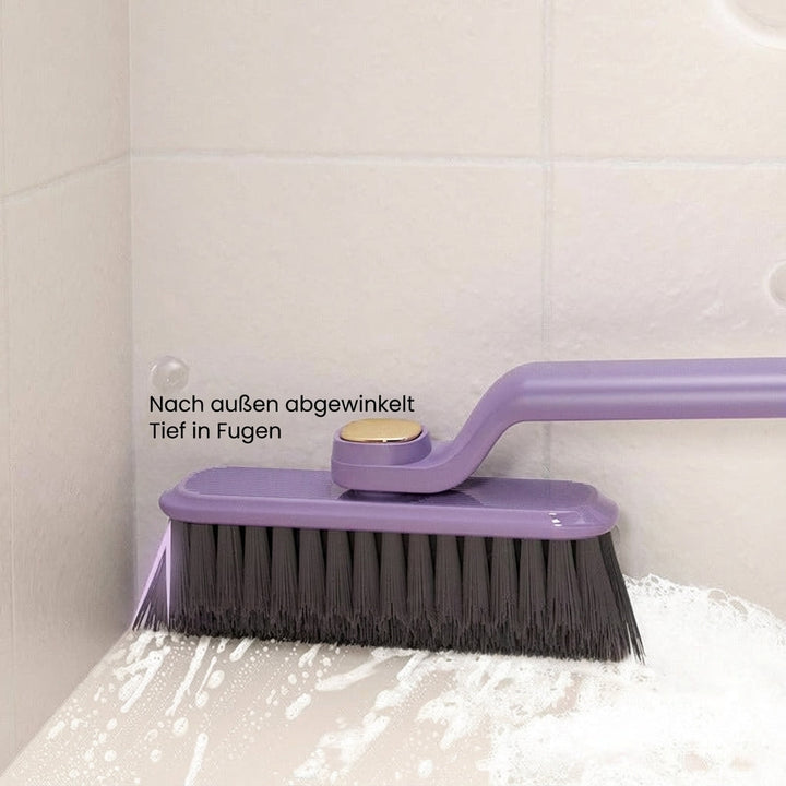 Badreinigungsbürste Pro 3-in-1, ideal für Fliesen, Fugen & Armaturen im Badezimmer.