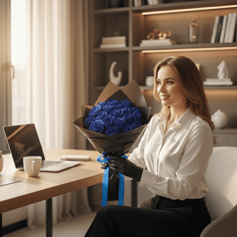 Romantisches Valentinstags-Geschenk: Ewige Glitzerrose in Glas, perfekte Geschenkidee für Liebe & Jahrestag.