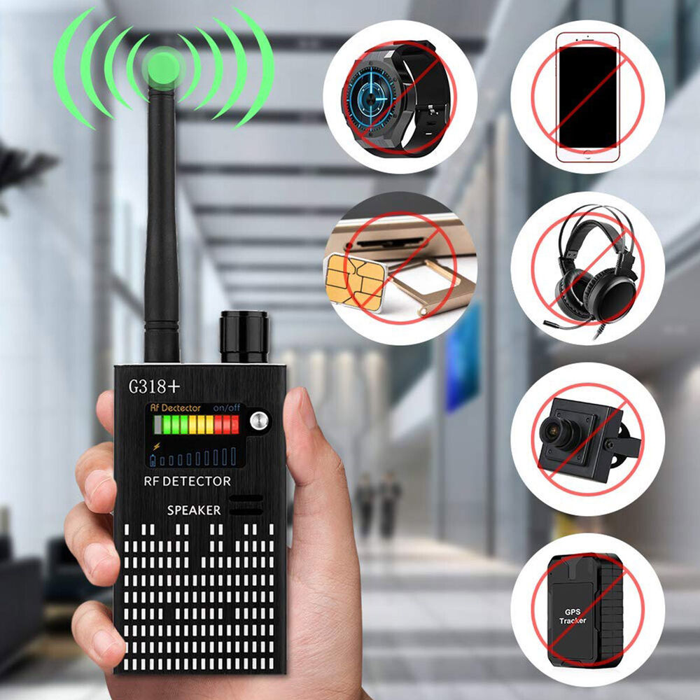 G318 Spionagesignaldetektor erkennt Wanzen, HF-Signale & Kameras. Schützt Ihre Privatsphäre effizient.