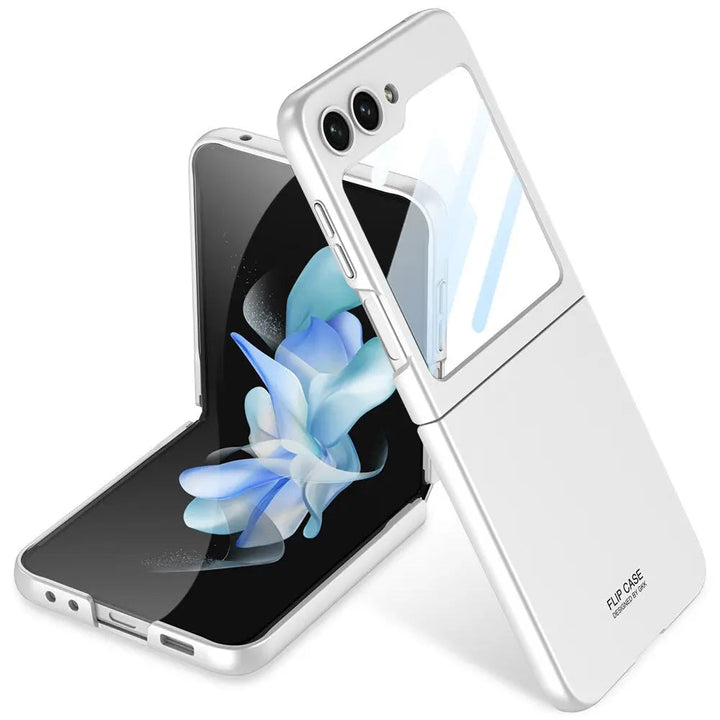 Hochwertige, matte Galaxy Z Flip 5 Handyhülle. Kratzfest & schützt Ihr Samsung Flip5 optimal.