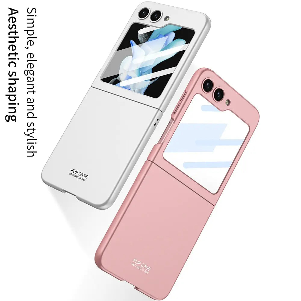 Matte Schutzhülle für Samsung Galaxy Z Flip 5, kratzfest & fingerabdruckresistent.