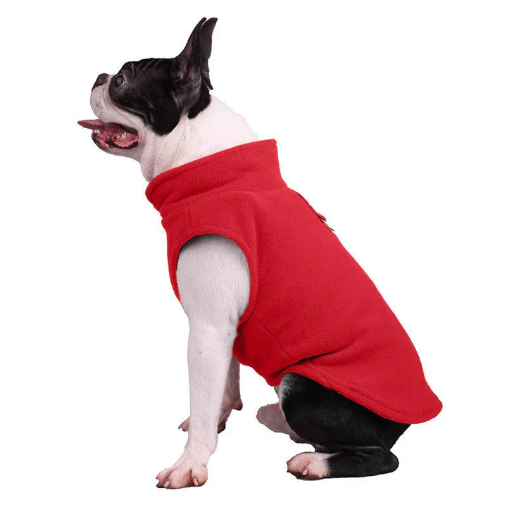 Hundebekleidung mit hohem Kragen für extra Schutz. Ganzjahres-Hundejacke für Wind, Regen & Kälte.