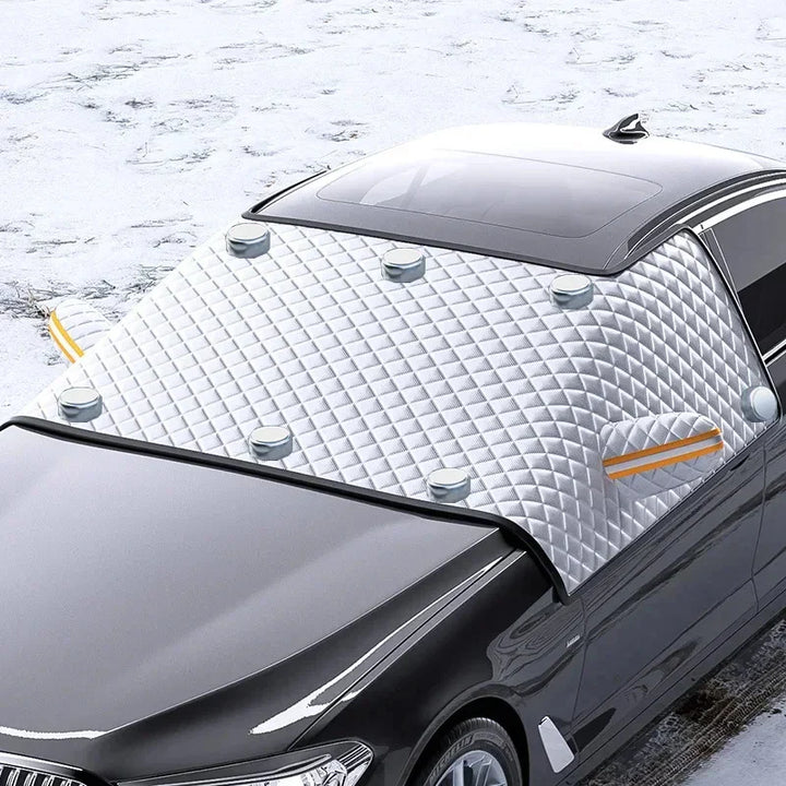 Ganzjahres-Windschutzscheibenabdeckung für Autos, schützt vor Eis, Schnee und Sonne. Ideales Autozubehör.