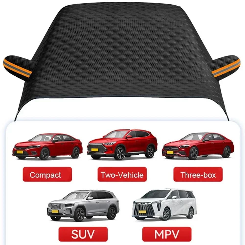Windschutzscheiben-Sonnenschutz. Reduziert Hitze im Auto, schützt Armaturenbrett. Magnetische Fixierung.