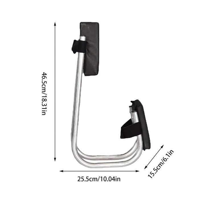 Rückenentlastender GardenEase Duo Gartenknieschoner, auch als Hocker nutzbar, für lange Stunden im Garten.