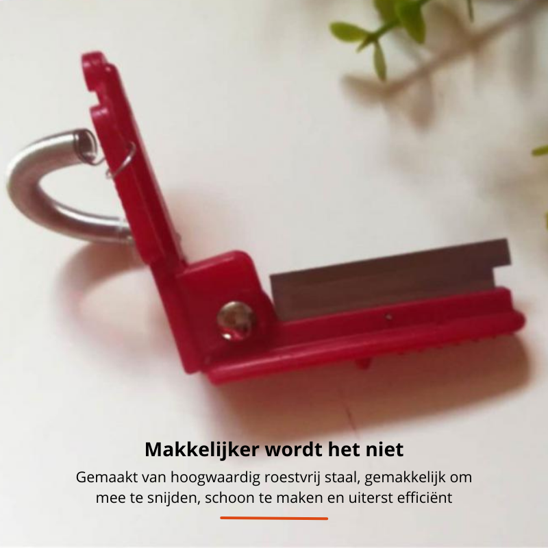 Hochwertiger Fruchtpflücker aus robustem Edelstahl, ein unverzichtbares Werkzeug für die Garten- und Gemüseernte.