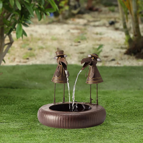Wasserspiel Tiermotiv: Bringt Leben in Garten & auf Terrasse. Schöne Gartendeko mit Naturflair.