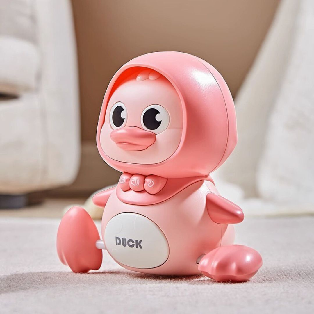 Lustiges watschelndes Enten-Elektrosspielzeug, Mama & Baby Set für Babys & Kleinkinder.