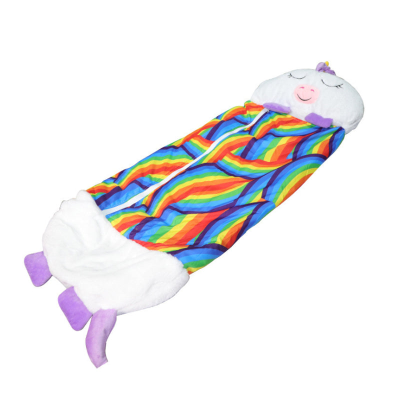 Kinder Kuschel Schlafsack als süßes Panda-Spielkissen, ideal für Übernachtungen & Kinderzimmer.