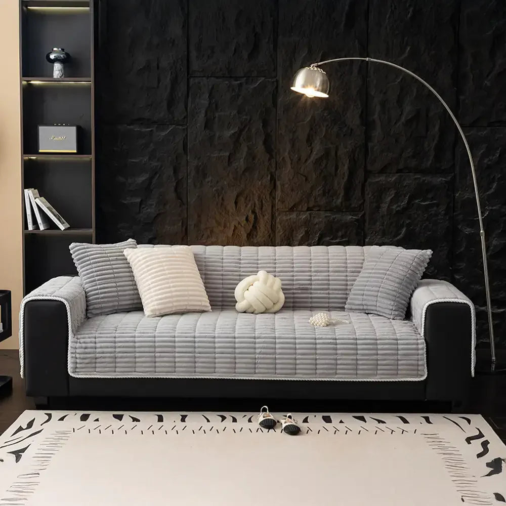 Komfortabler Sofaüberwurf, pflegeleicht, rutschfest, moderne Dekoration und Möbel Schutz.