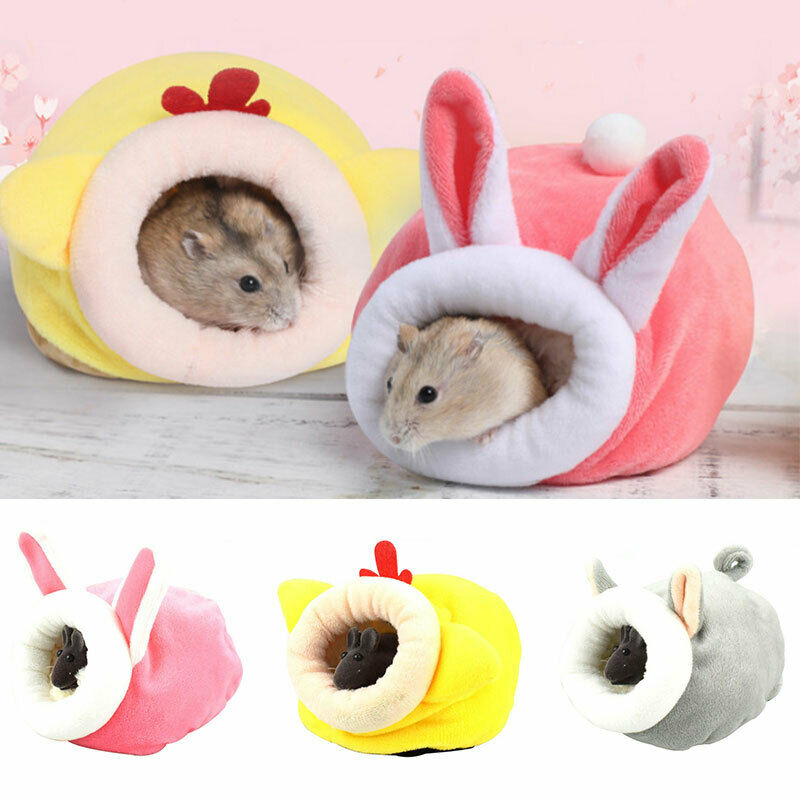 Gemütliches Hamsterhaus als weicher Schlafplatz für Nager. Ideal für Kuscheln & Entspannen.