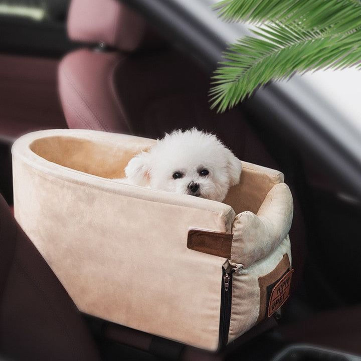 Hochwertiges Hundebett & Katzenbett, waschbar, perfekt für Reisen im Auto.