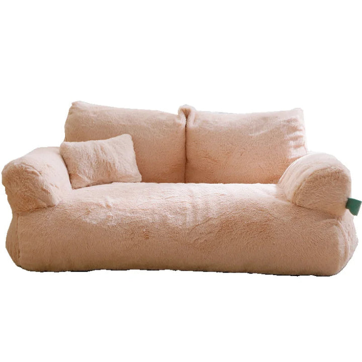 Dunkelgraues Tierbett, gemütlich und stressfrei, für erholsamen Schlaf.