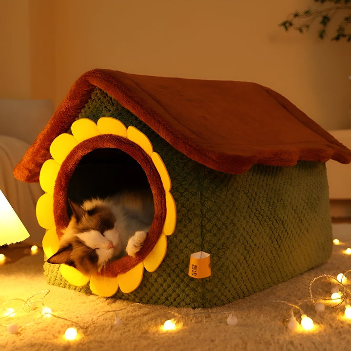 Praktisches Katzen-Schlafzelt Indoor, ein gemütliches Zeltbett, ideal für jede Katze und Haustierbedarf.