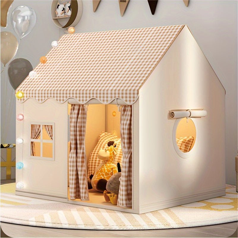 Gemütliches Kinder Spielzelt für drinnen, perfekt fürs Kinderzimmer, fördert Phantasie & Rollenspiel.