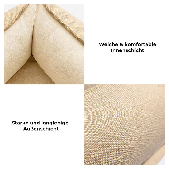 Langlebiges Outdoor Hundebett, wasserabweisend und weich, für Tiefenentspannung Ihres Hundes.