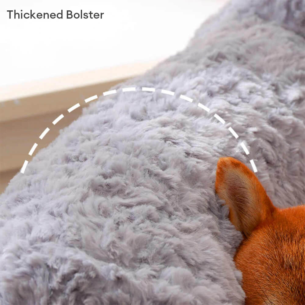 Stützendes Schlafsofa für Haustiere. Gemütliches Hundebett & Katzenbett, waschbar, bietet optimalen Schlafkomfort.
