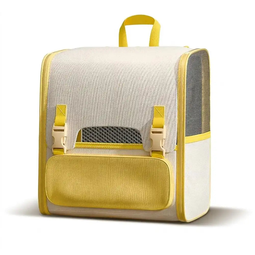 Moderner, geräumiger Katzenrucksack in elegantem Design mit transparentem Fenster. Ein Muss für jeden Katzenhalter.