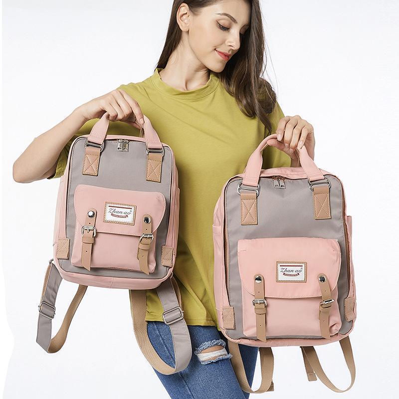 Vielseitiger Damen Reiserucksack im Vintage-Stil, wasserdicht, mit großem Laptopfach für jede Reise.