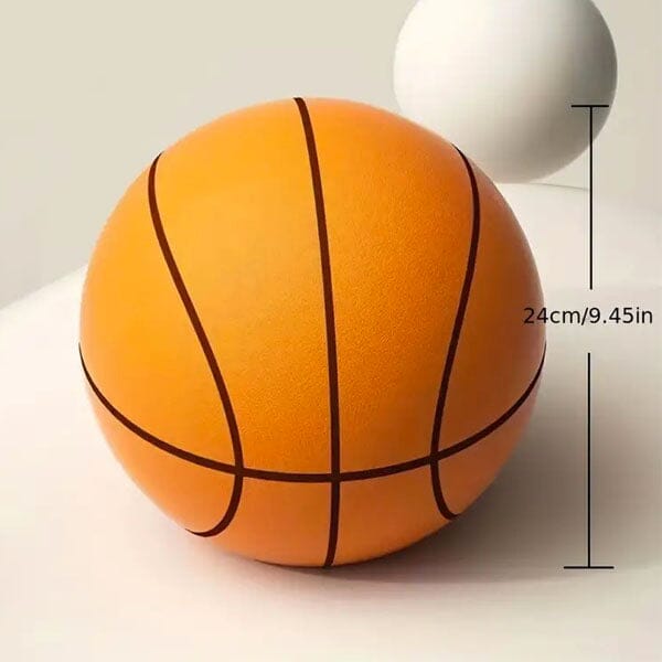 Leiser Übungsball für Basketball-Indoor-Training. Ermöglicht geräuscharmes Dribbeln und präzises Spiel zu Hause.