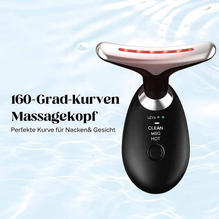 Gesicht & Hals Massagegerät für straffere Haut, Anti-Aging & Faltenreduktion.