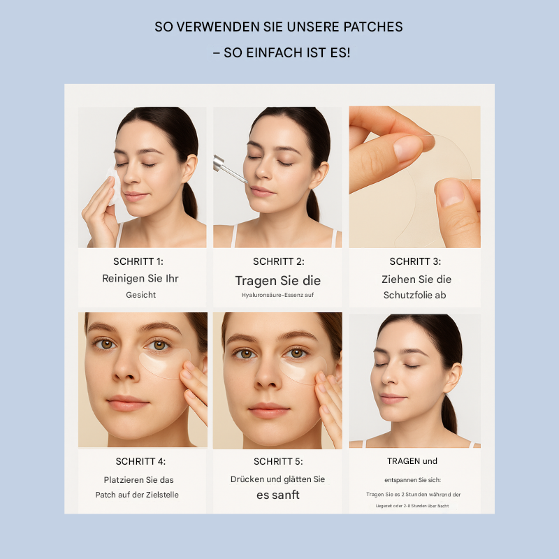 Gesichtsstraffung, Lifting Streifen, Anti-Falten Effekt für sofortige Hautglättung.