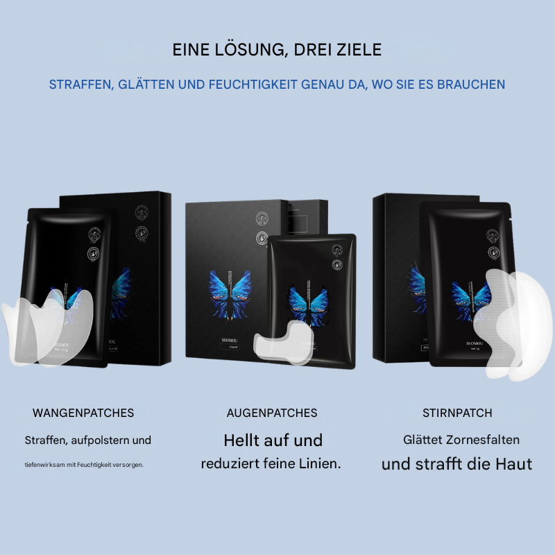 Einfach anzuwendende Lifting-Streifen für schnelle Faltenpflege und Hautstraffung.
