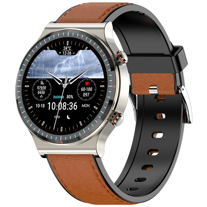 Vielseitige Gesundheits-Smartwatch mit EKG, SpO2, Herzfrequenz, Fitness- & Schlafüberwachung.