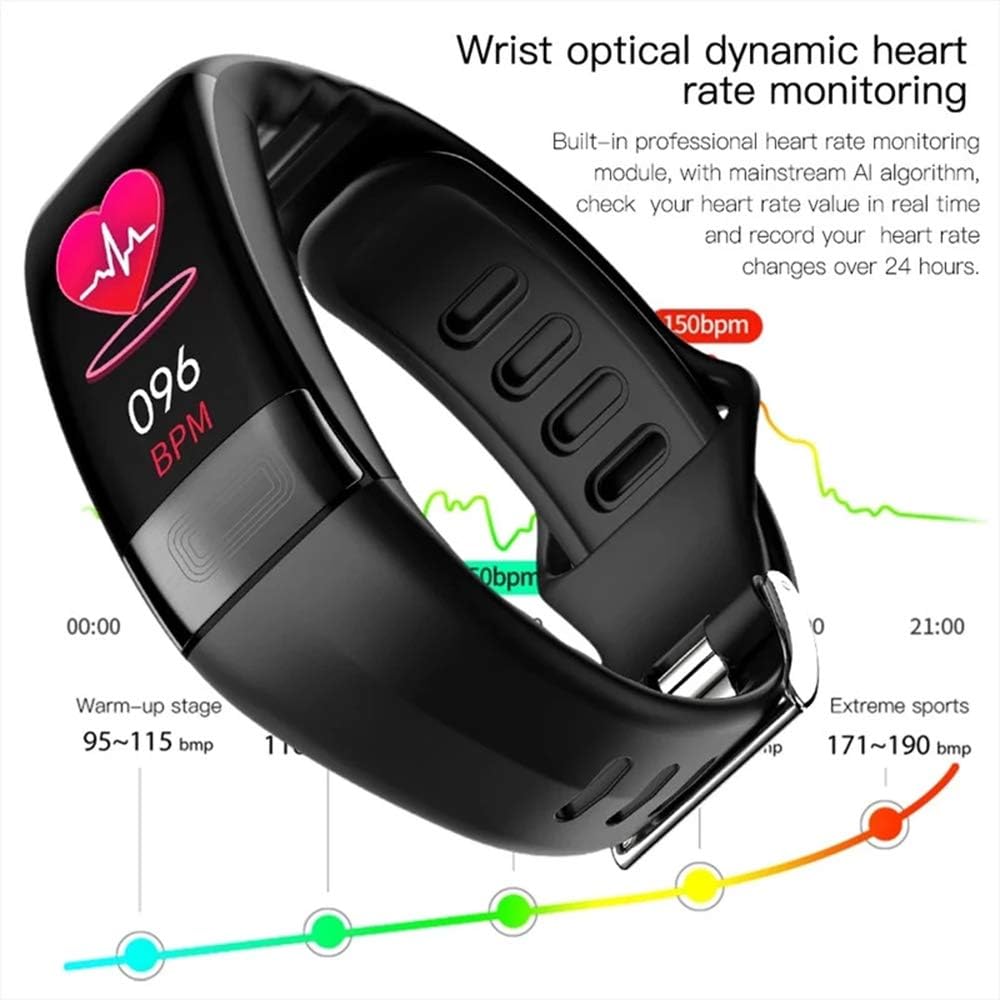 Aktivitätstracker Gesundheits-Smartwatch zur Überwachung von Blutdruck, EKG und Herzfrequenz. Wasserdicht.