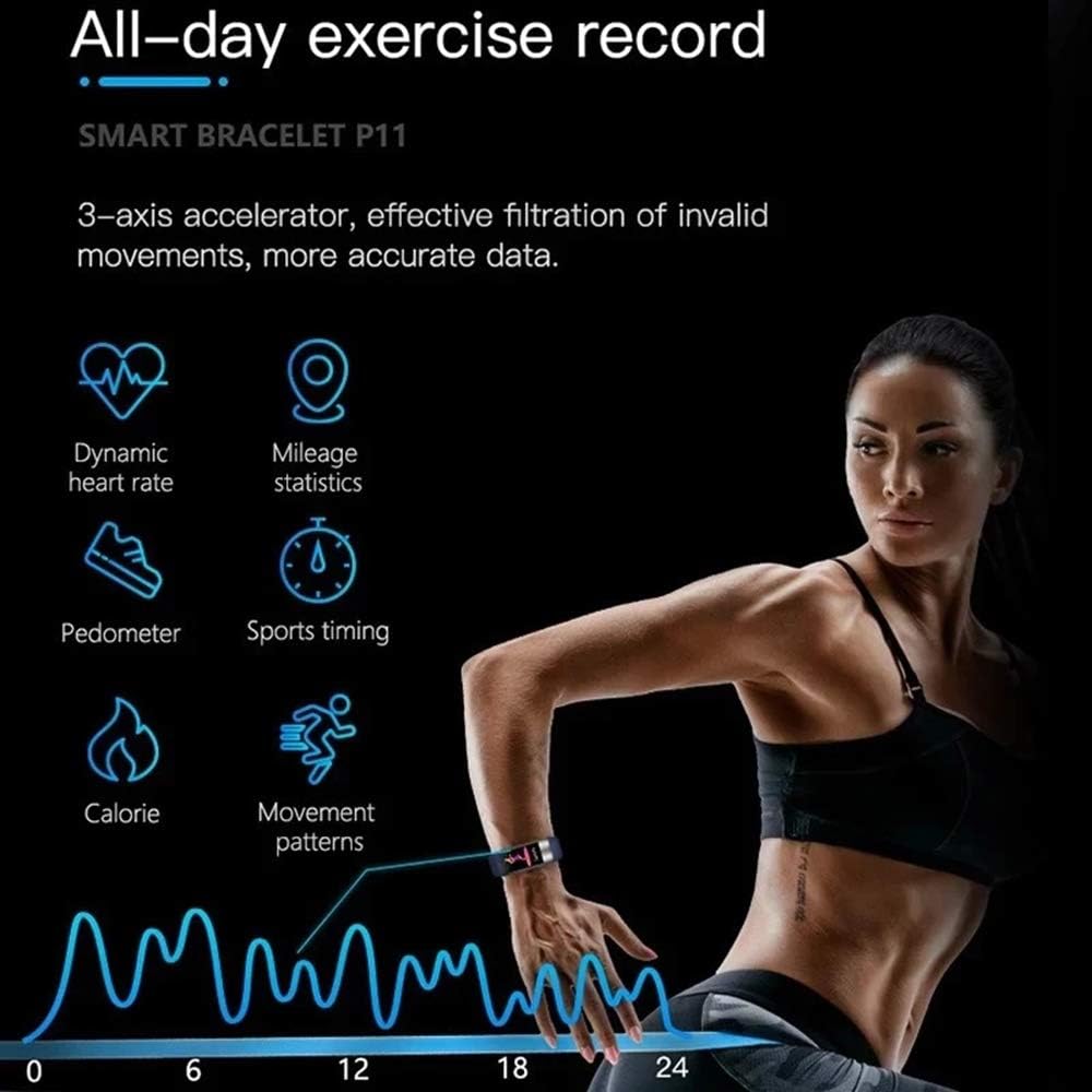 Wasserdichte Gesundheits-Smartwatch als umfassender Gesundheitsmonitor mit EKG- & Blutdruck-Messfunktion.