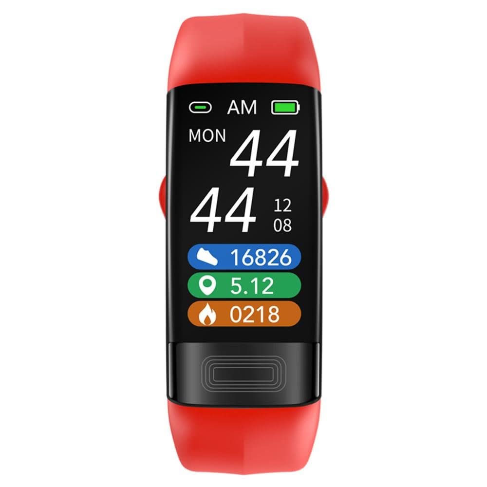 Gesundheits-Smartwatch am Handgelenk: Blutdruck- & EKG-Überwachung, Herzfrequenz, Aktivitätstracker.