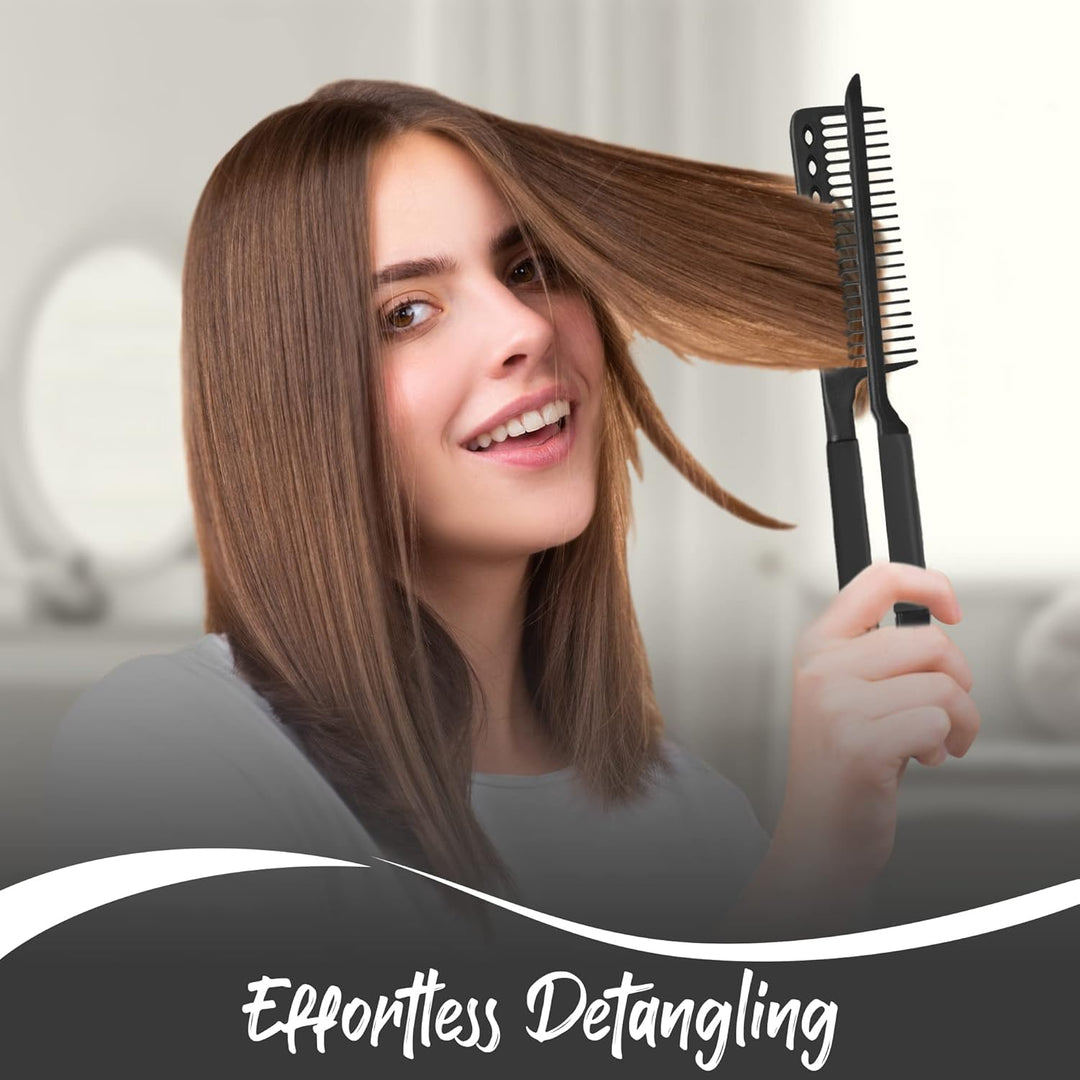 Haarwerkzeug: Glättungsbürste & Föhnkamm für müheloses, glattes Haar. Schnelle Haarpflege und Schönheit.