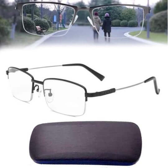 Kristallklare multifokale Gleitsichtgläser mit Anti-Reflex & UV-Schutz für präzises Sehen und Augengesundheit.