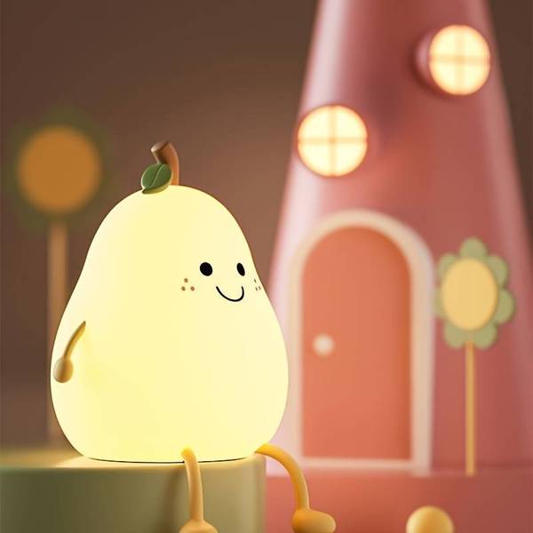 GlowBerry Schlaffreund Nachtlicht für Kinder, beruhigendes LED-Licht mit Farbwechsel in Fruchtform.