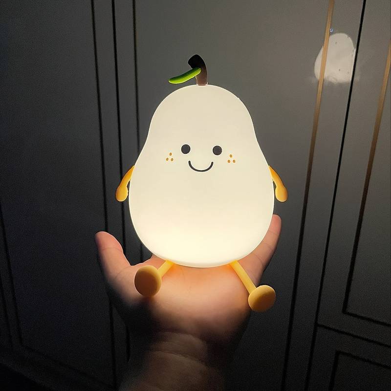 Fruchtform Nachtlicht für Kinder: GlowBerry Schlaffreund, farbwechselndes LED-Licht für süße & sichere Träume.