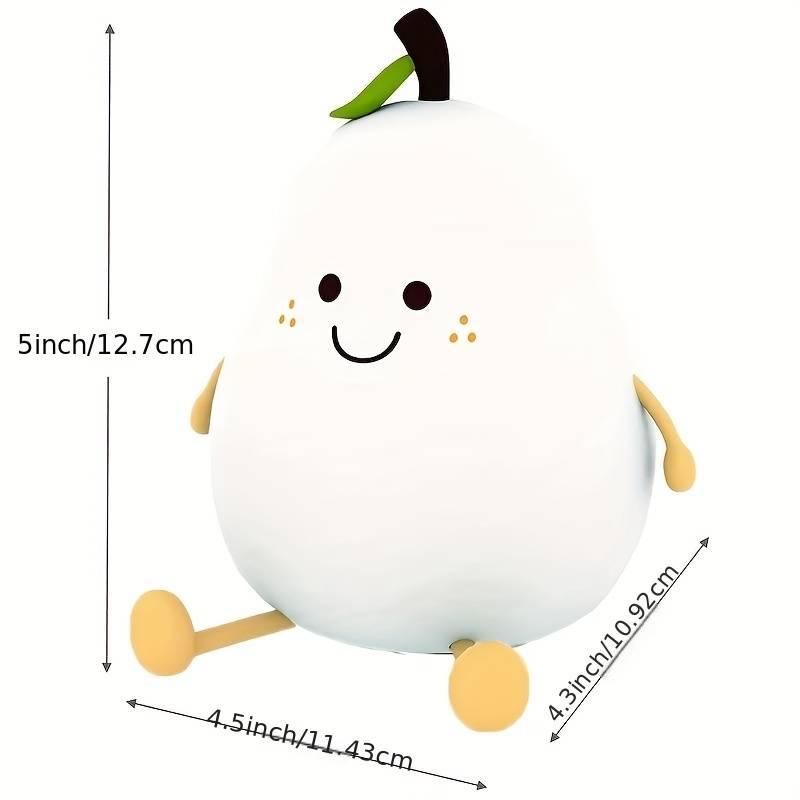 Geschenkidee: GlowBerry Schlaffreund Kinder Nachtlicht. Beruhigendes LED-Licht, Fruchtform, Farbwechsel für Babys.