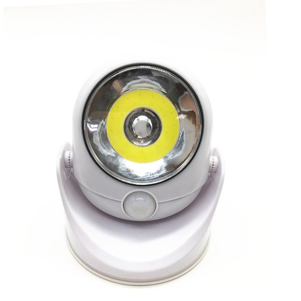 Kabellose GlowGuard LED-Wandleuchte mit Bewegungssensor. Einfache Installation als Flurlicht oder Außenbeleuchtung.